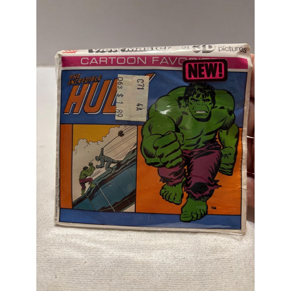 Factory Sealed 1978 Hulk Viewmaster Disks